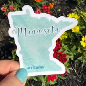 Minnesota Land of 10,000 Lakes Sticker