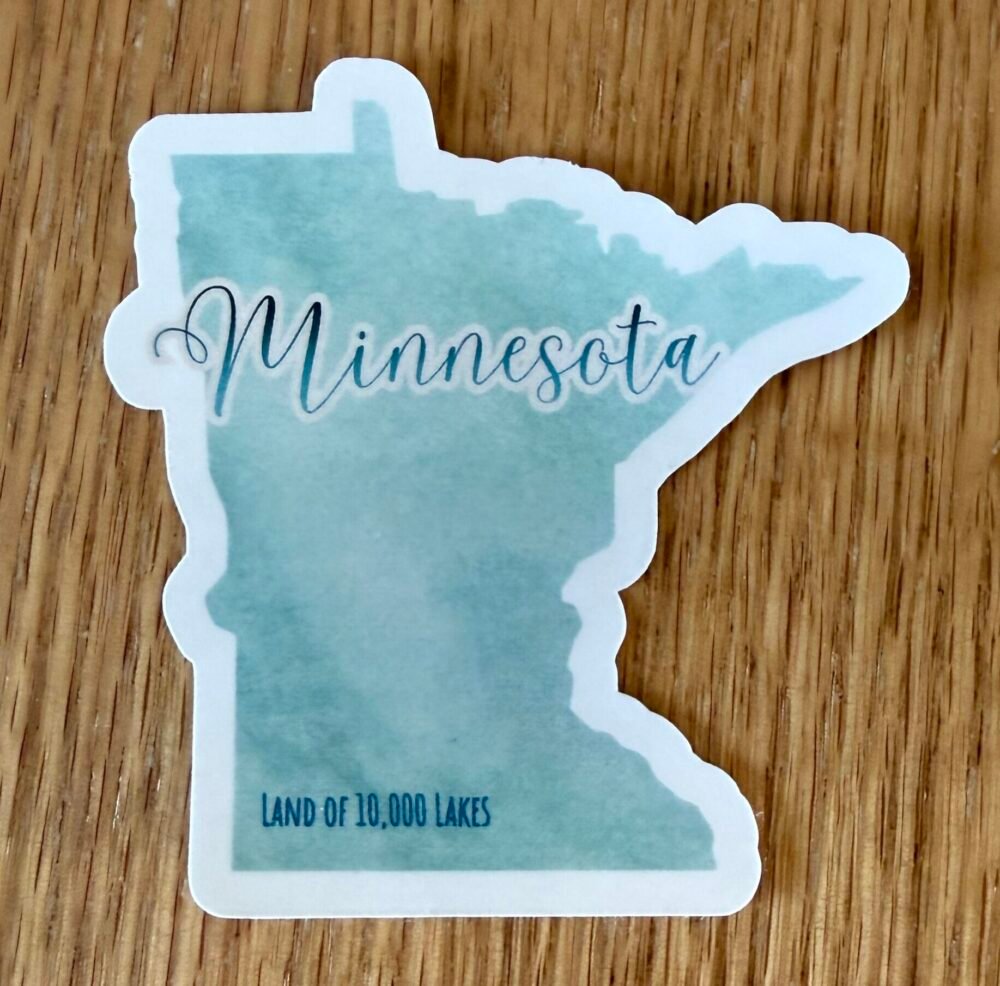Minnesota 10,000 Lakes Sticker