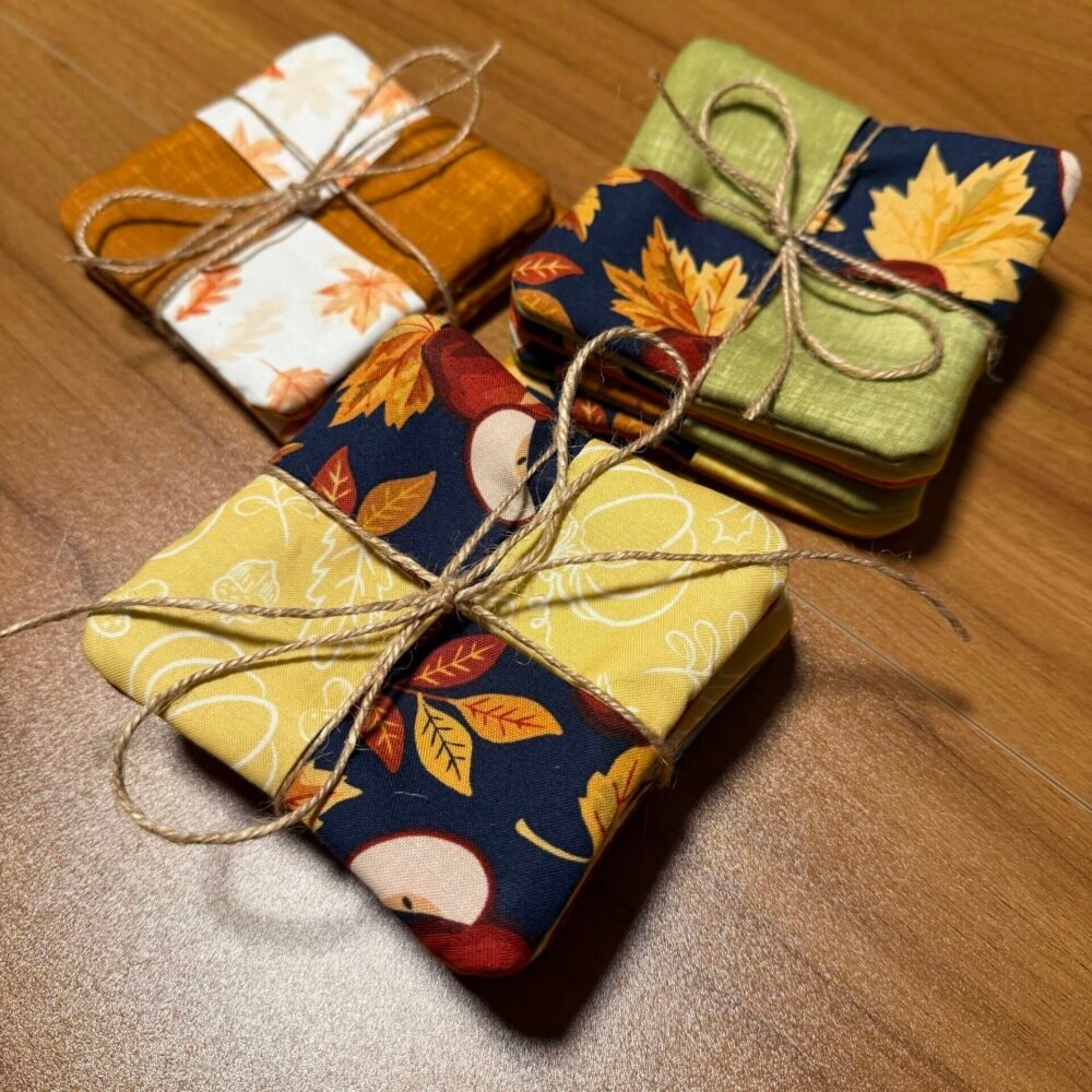 Coasters - Fall Pattern Fabric Coasters and MugRugs - Image 21