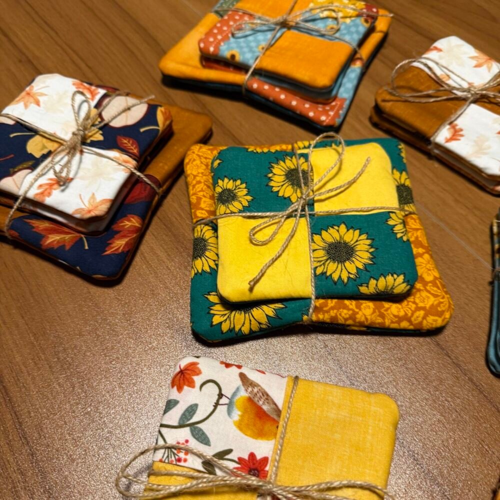Coasters - Fall Pattern Fabric Coasters and MugRugs - Image 20