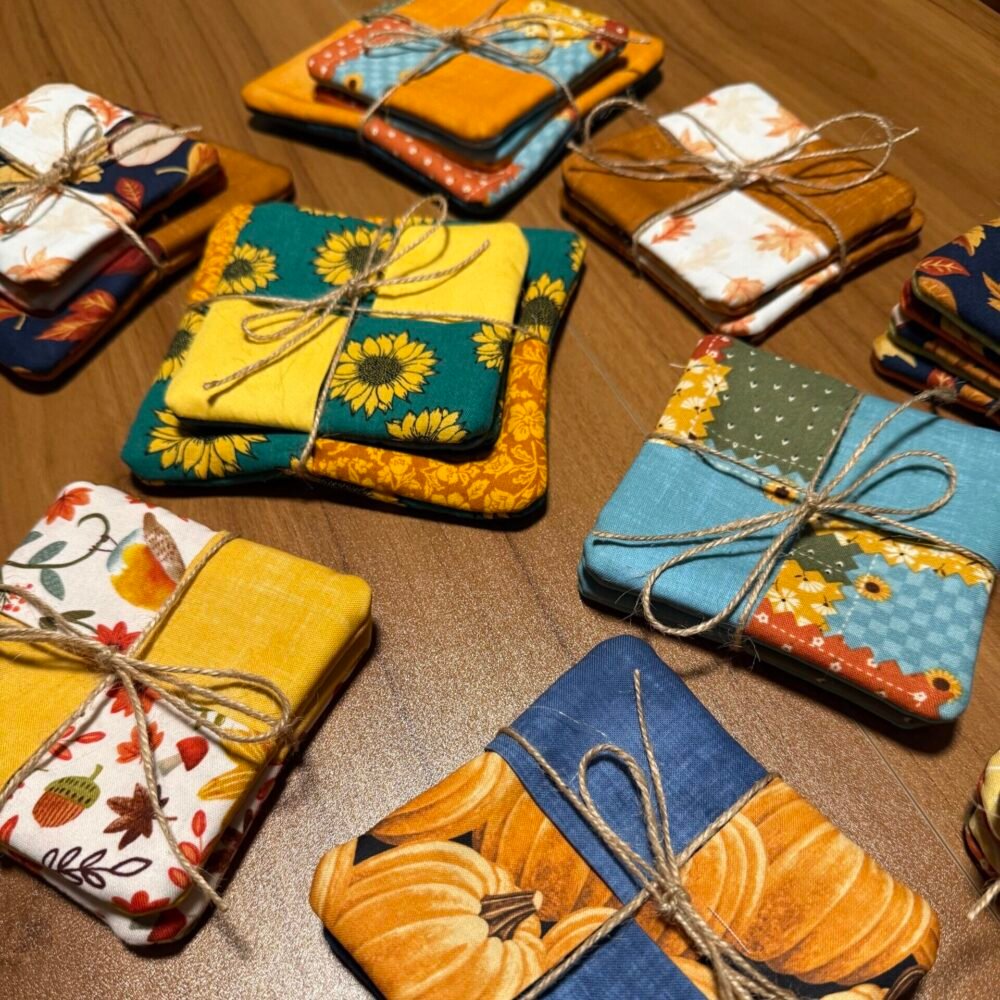 Coasters - Fall Pattern Fabric Coasters and MugRugs - Image 19