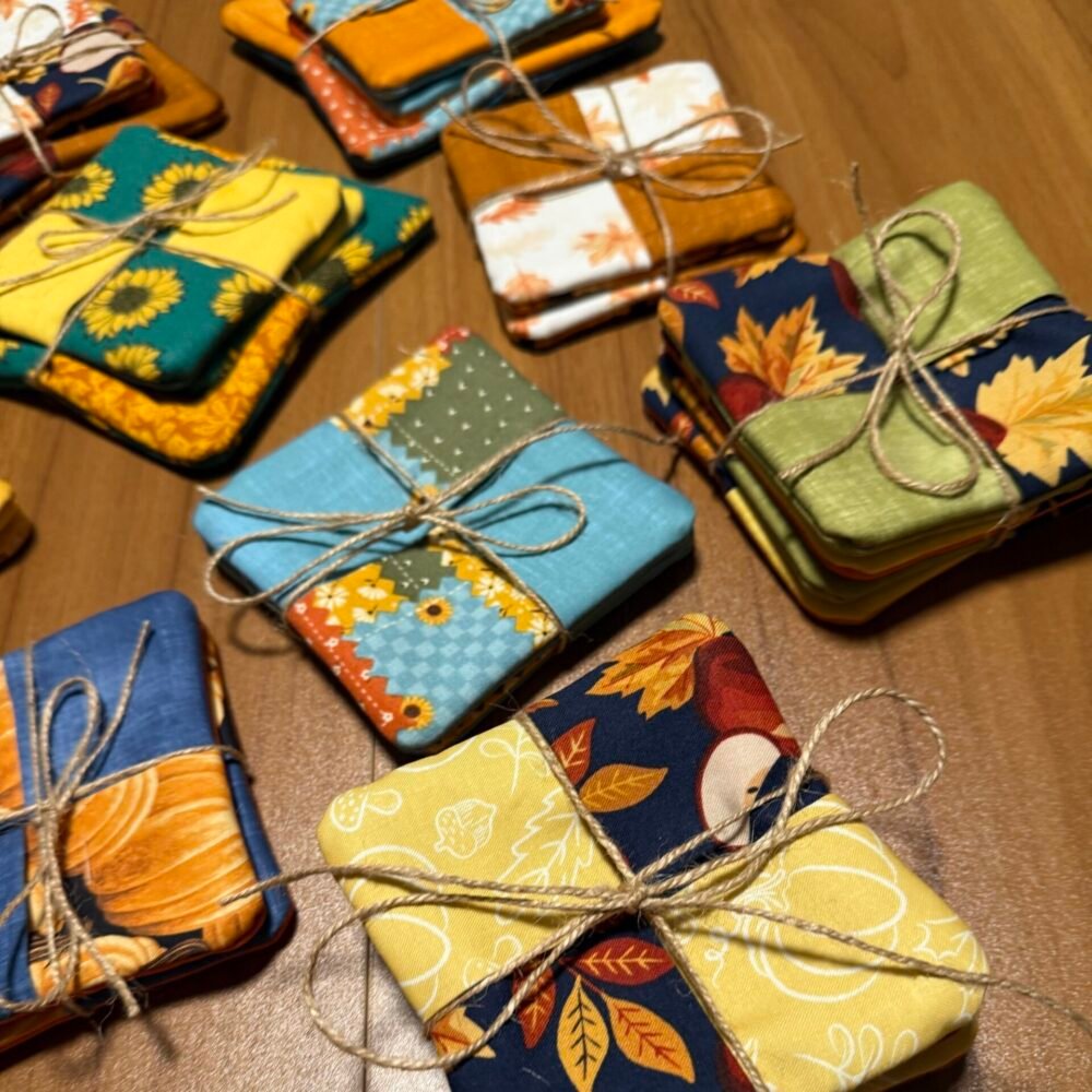 Coasters - Fall Pattern Fabric Coasters and MugRugs - Image 18