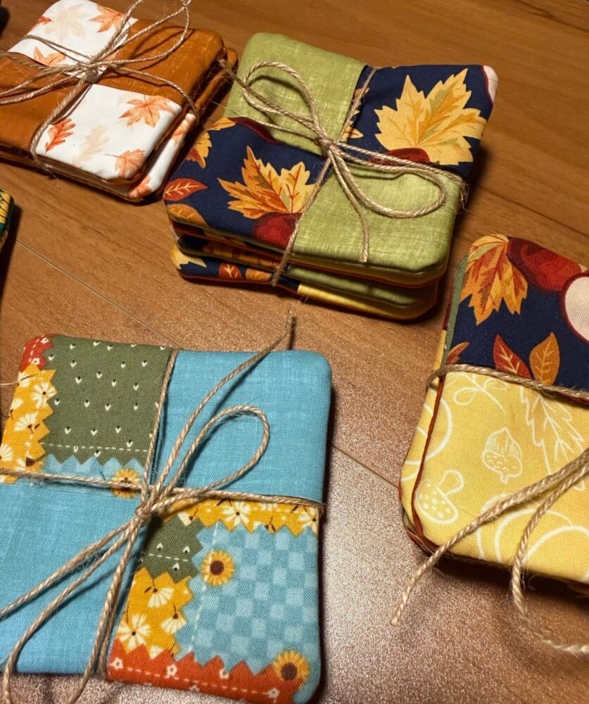 Coasters - Fall Pattern Fabric Coasters and MugRugs - Image 16