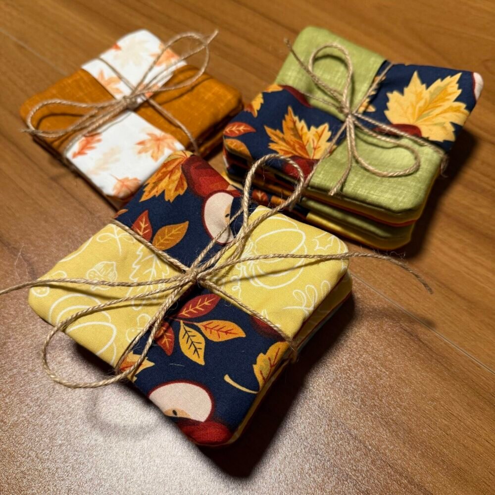 Coasters - Fall Pattern Fabric Coasters and MugRugs - Image 15