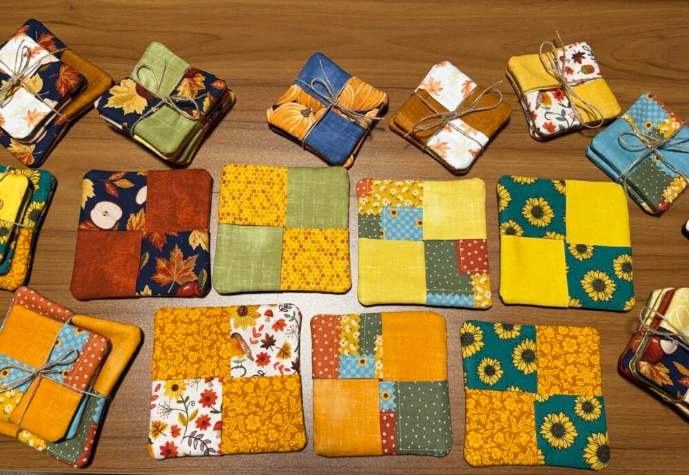 Coasters - Fall Pattern Fabric Coasters and MugRugs - Image 14