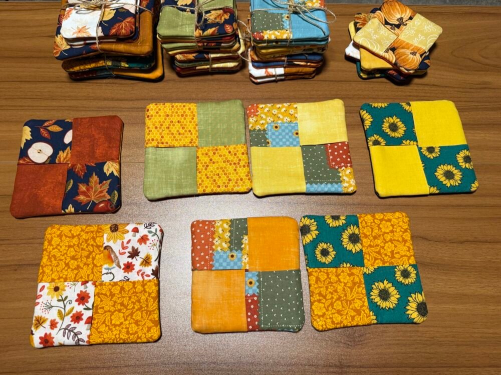 Coasters - Fall Pattern Fabric Coasters and MugRugs - Image 13