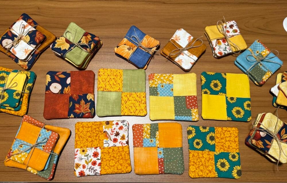 Coasters - Fall Pattern Fabric Coasters and MugRugs - Image 12