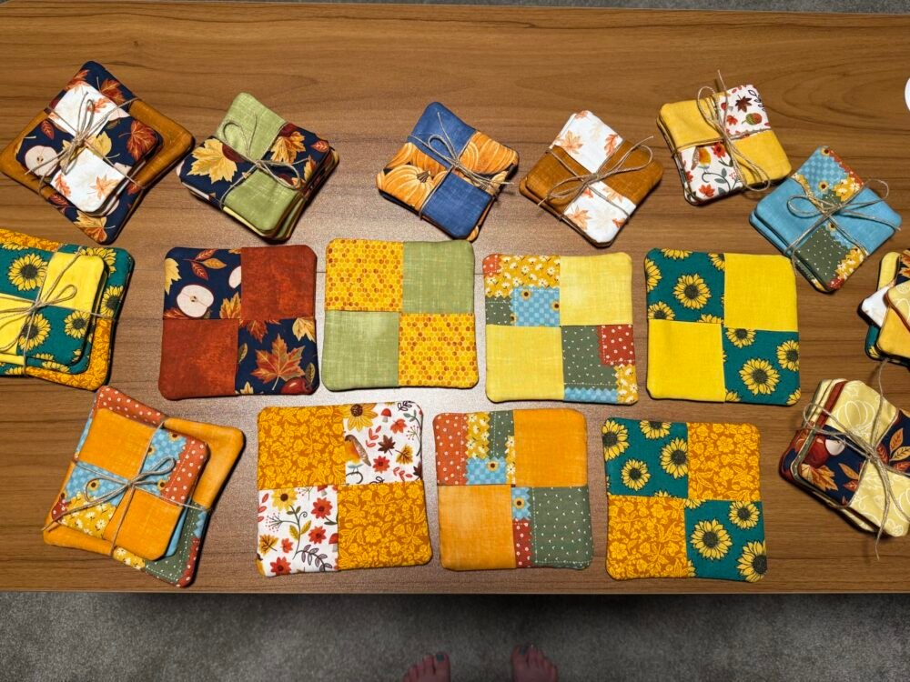 Coasters - Fall Pattern Fabric Coasters and MugRugs - Image 11