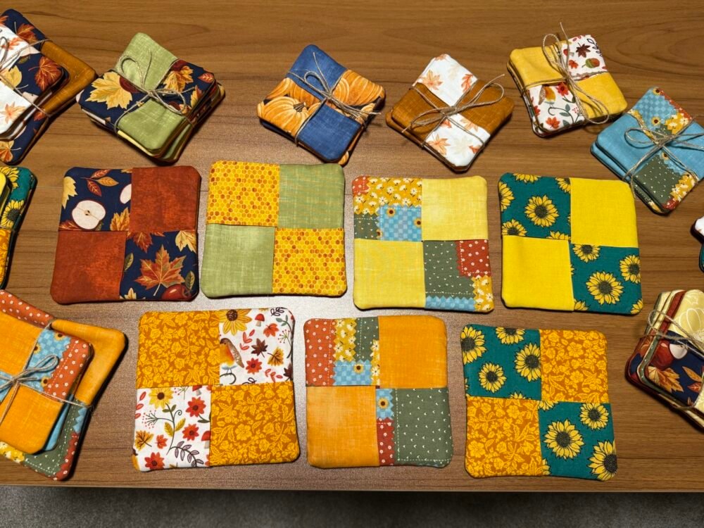 Coasters - Fall Pattern Fabric Coasters and MugRugs - Image 10