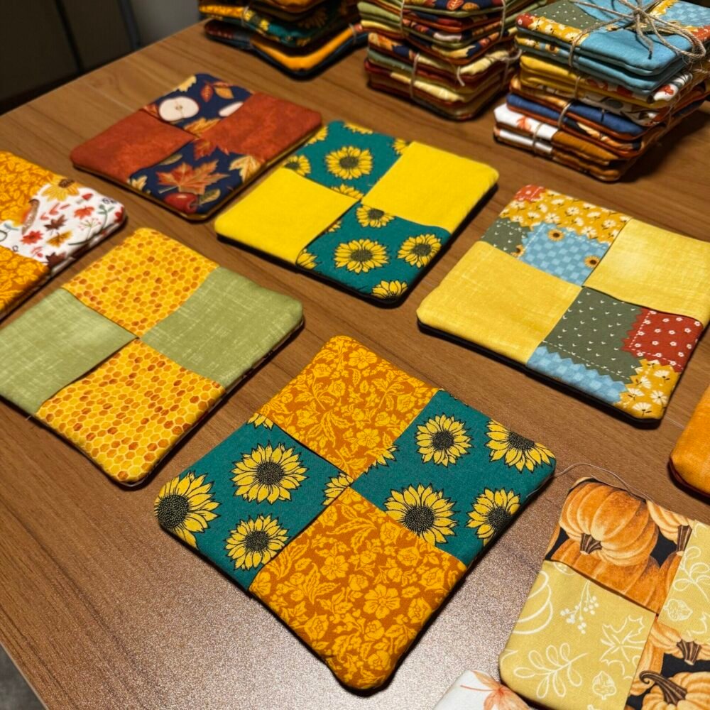Coasters - Fall Pattern Fabric Coasters and MugRugs - Image 8