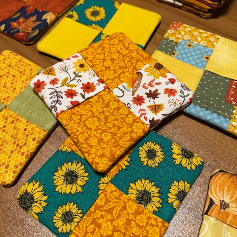 Coasters - Fall Pattern Fabric Coasters and MugRugs - Image 9